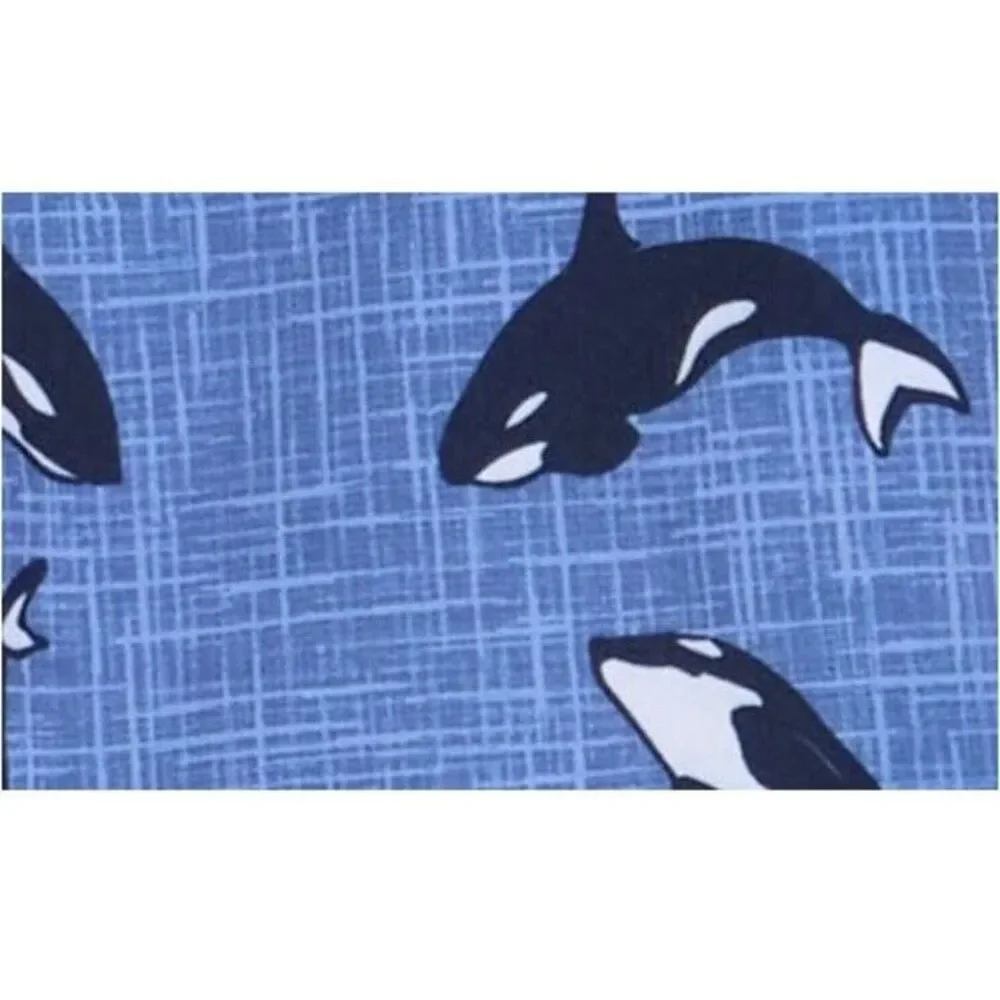 New $46 Eddie Bauer Volley Swim Trunks Shorts Mens Blue Orca Lined EMS4384 Large